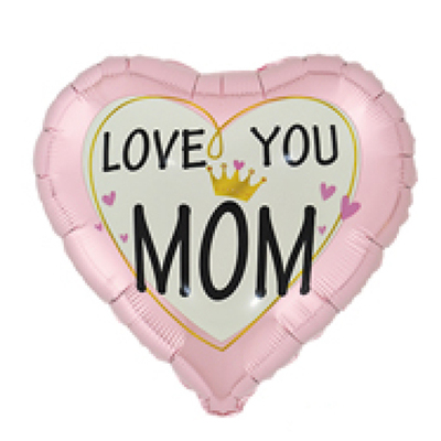 18寸桃心英文母亲节