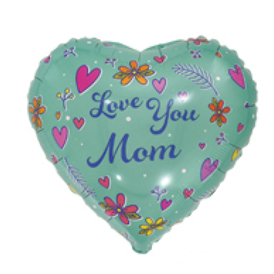 18寸桃心英文母亲节