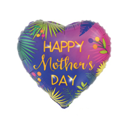 18寸桃心英文母亲节