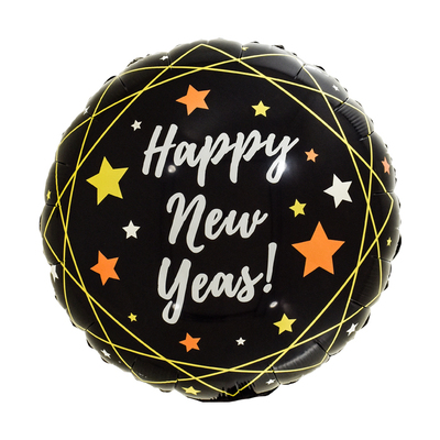 18寸圆形英语闪耀新年