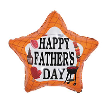 18寸五角星英文父亲节