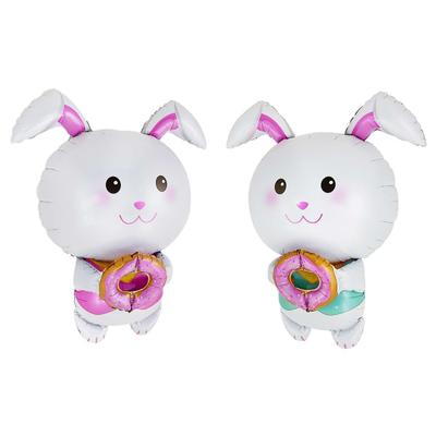 立体甜甜圈兔子