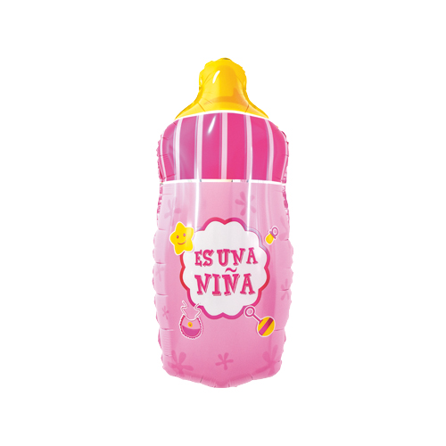 Spanish New Feeding Bottle (Pink)