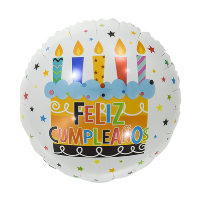 18寸圆形西语星彩生日蛋糕