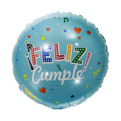 18寸圆形西语欢乐生日派对