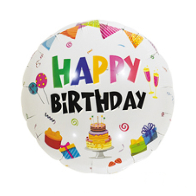 18寸圆球彩旗生日