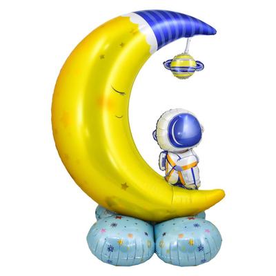 立体底座月亮宇航员