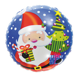 18 inch Round Santa Claus & Gifts