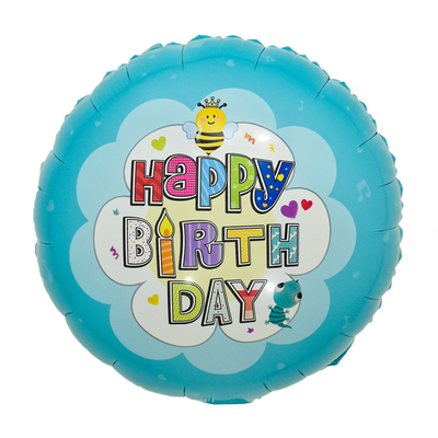 18寸圆形蜜蜂生日