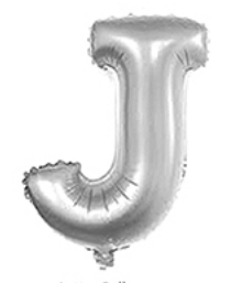 Letter balloon J (Medium)